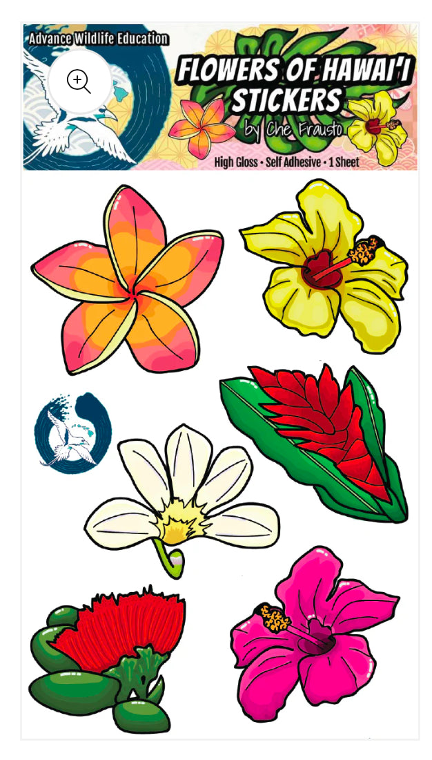 Flower Stickers of Hawaii