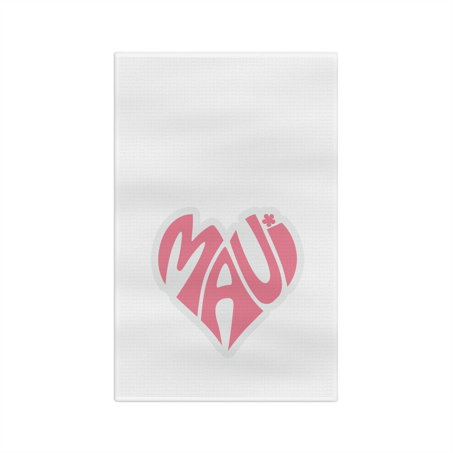 Maui Heart Microfiber Tea Towel