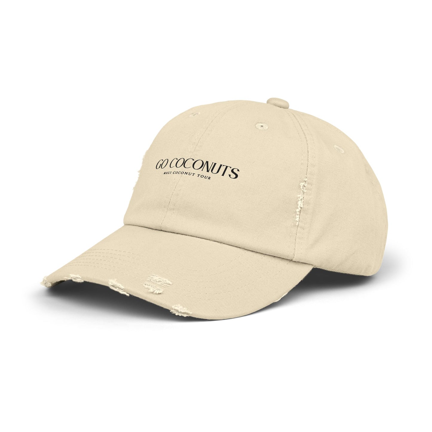 Go Coconuts Unisex Distressed Cap