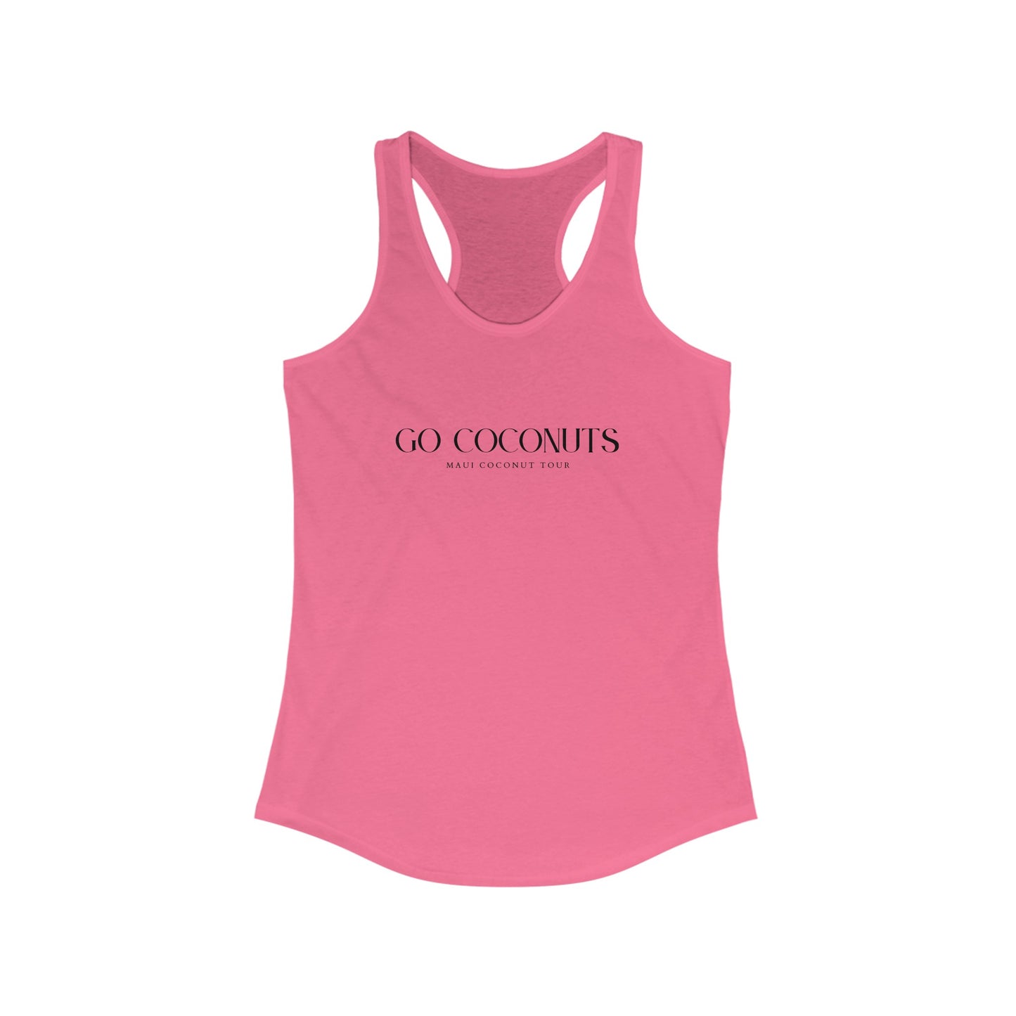 GO COCONUTS Women's Ideal Racerback Tank