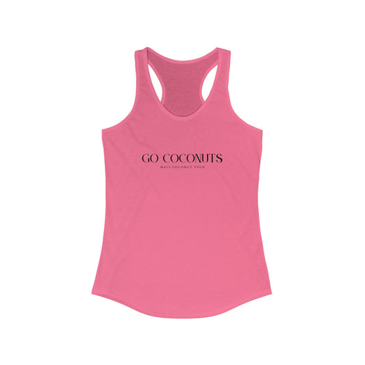 GO COCONUTS Women's Ideal Racerback Tank