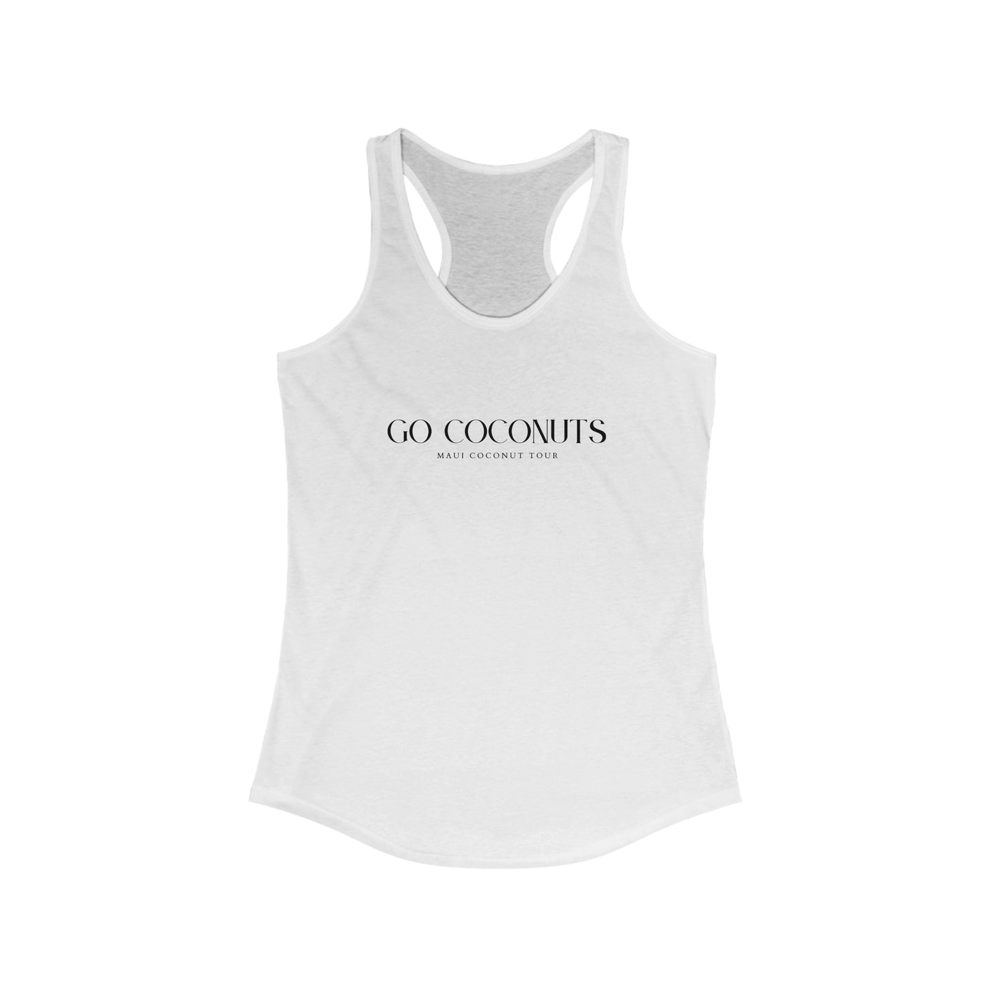 GO COCONUTS Women's Ideal Racerback Tank