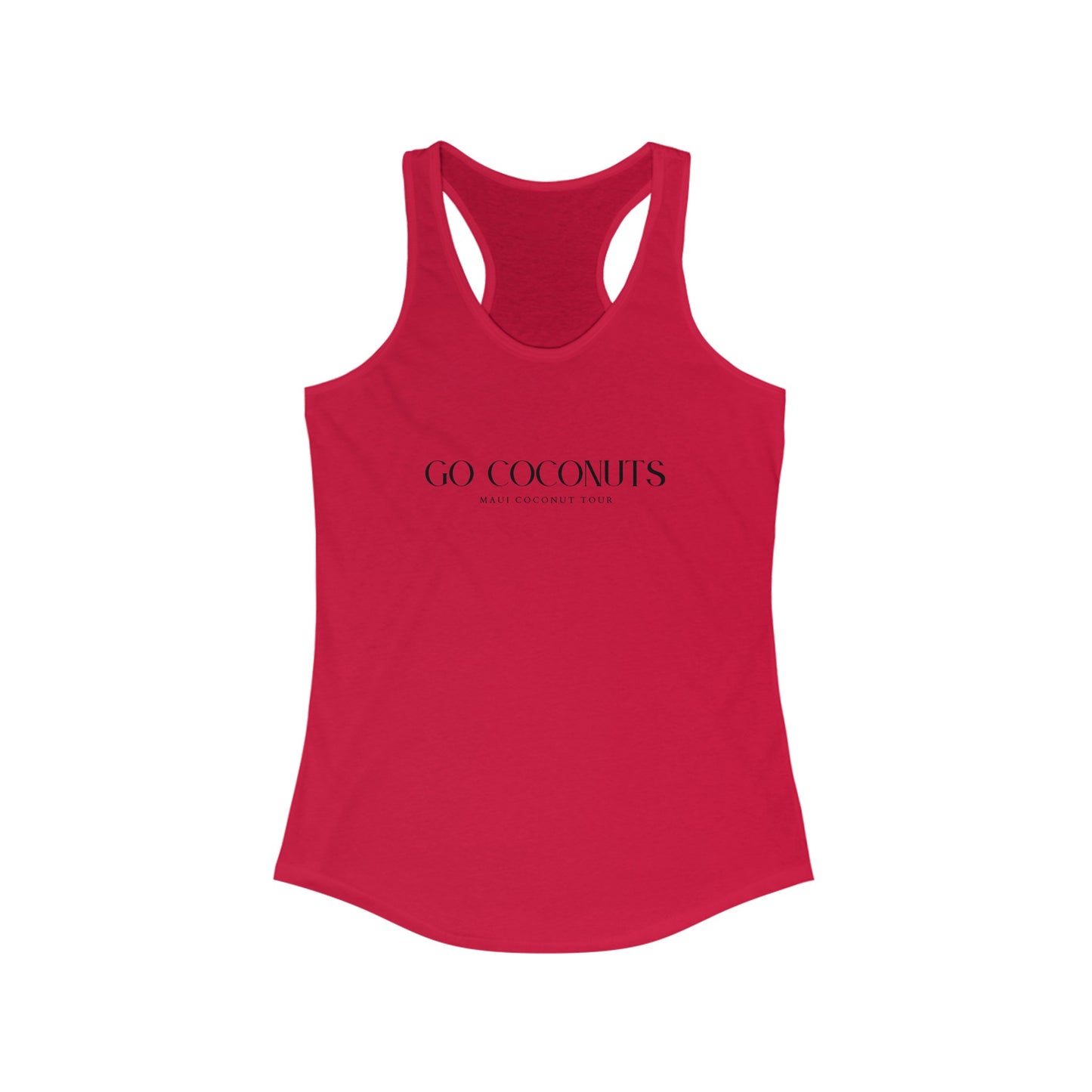 GO COCONUTS Women's Ideal Racerback Tank