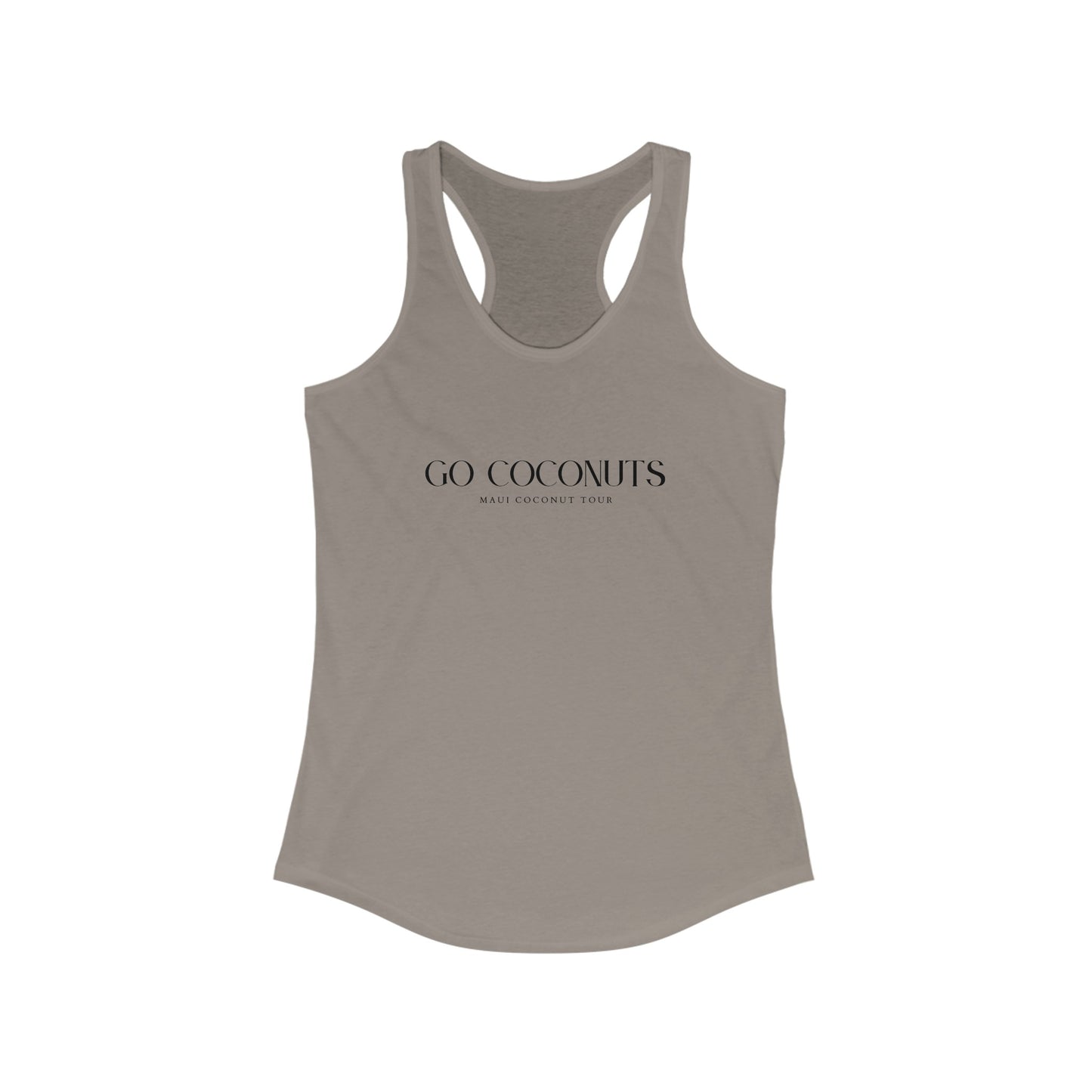 GO COCONUTS Women's Ideal Racerback Tank