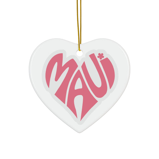 Maui Heart Ornament