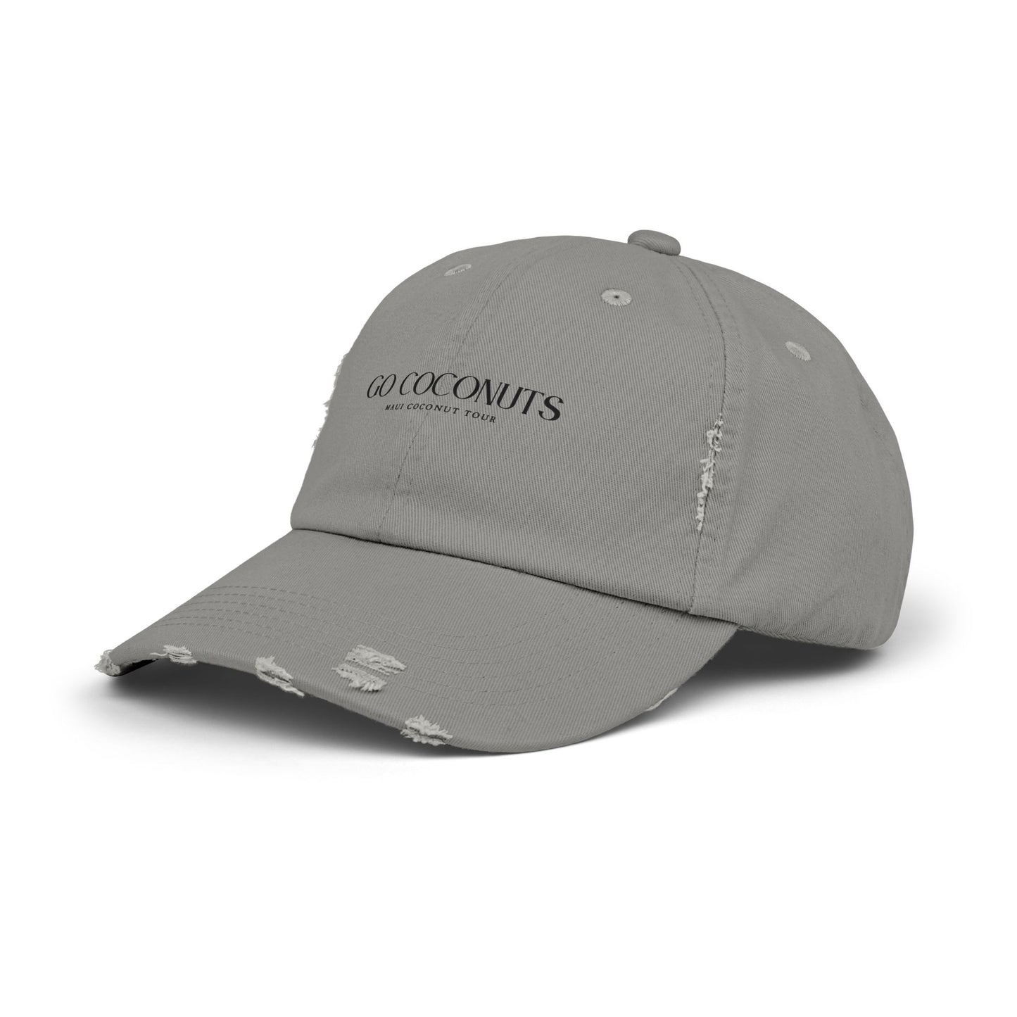 Go Coconuts Unisex Distressed Cap