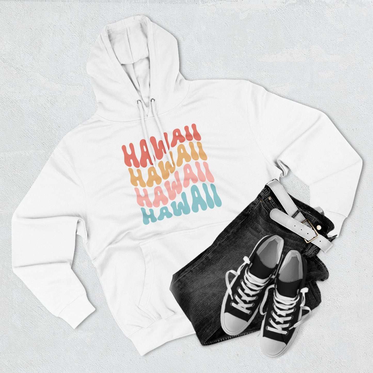 Colorful Hawaii Fleece Hoodie