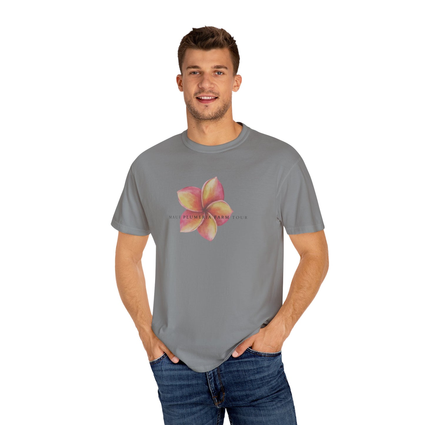 Plumeria Farm Unisex Garment-Dyed T-shirt