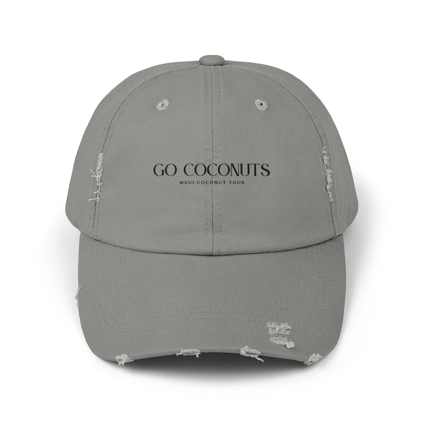 Go Coconuts Unisex Distressed Cap