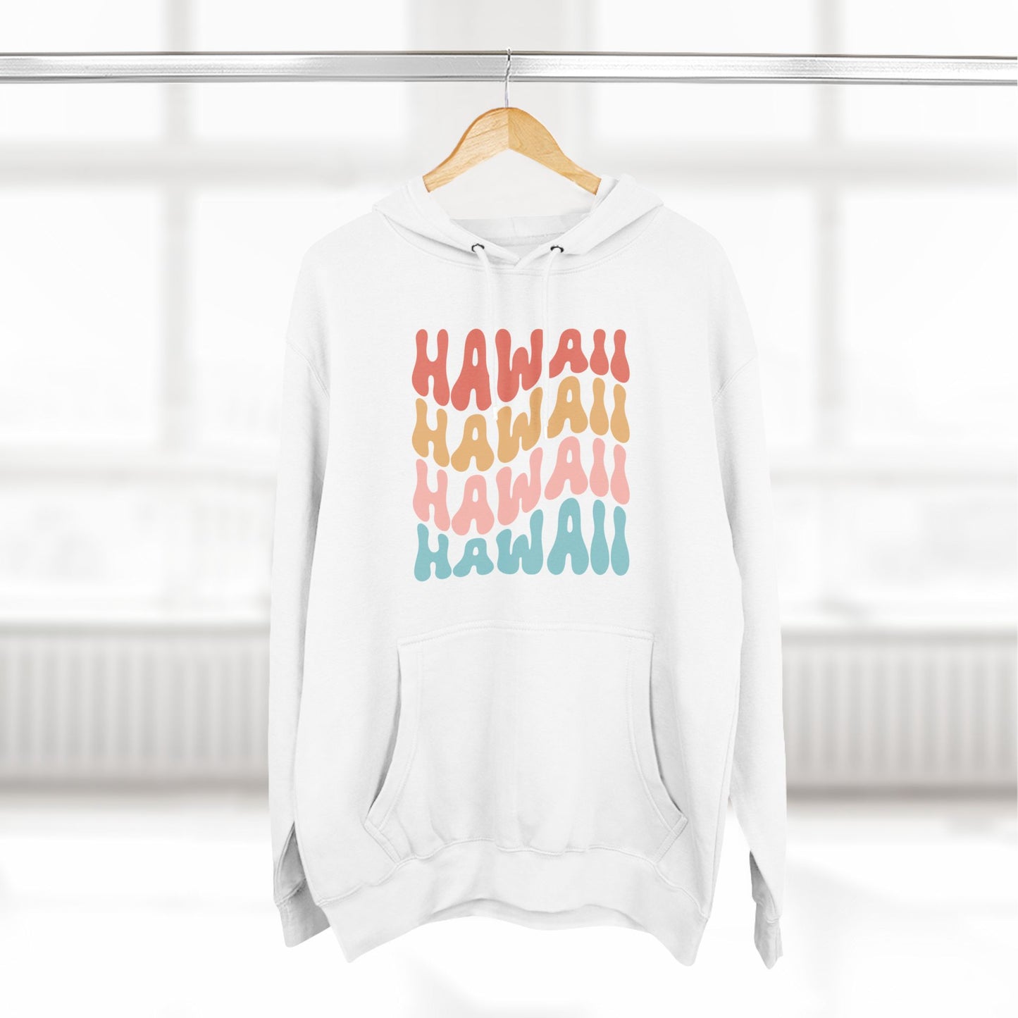 Colorful Hawaii Fleece Hoodie