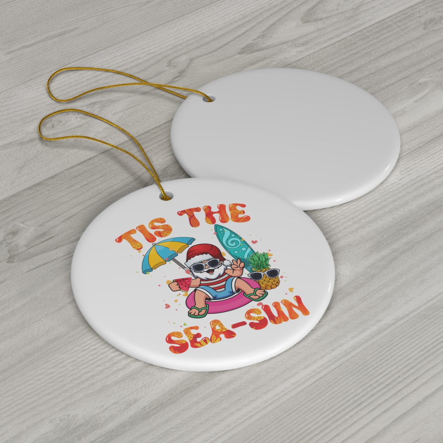 Tis The Sea-Sun Ornament