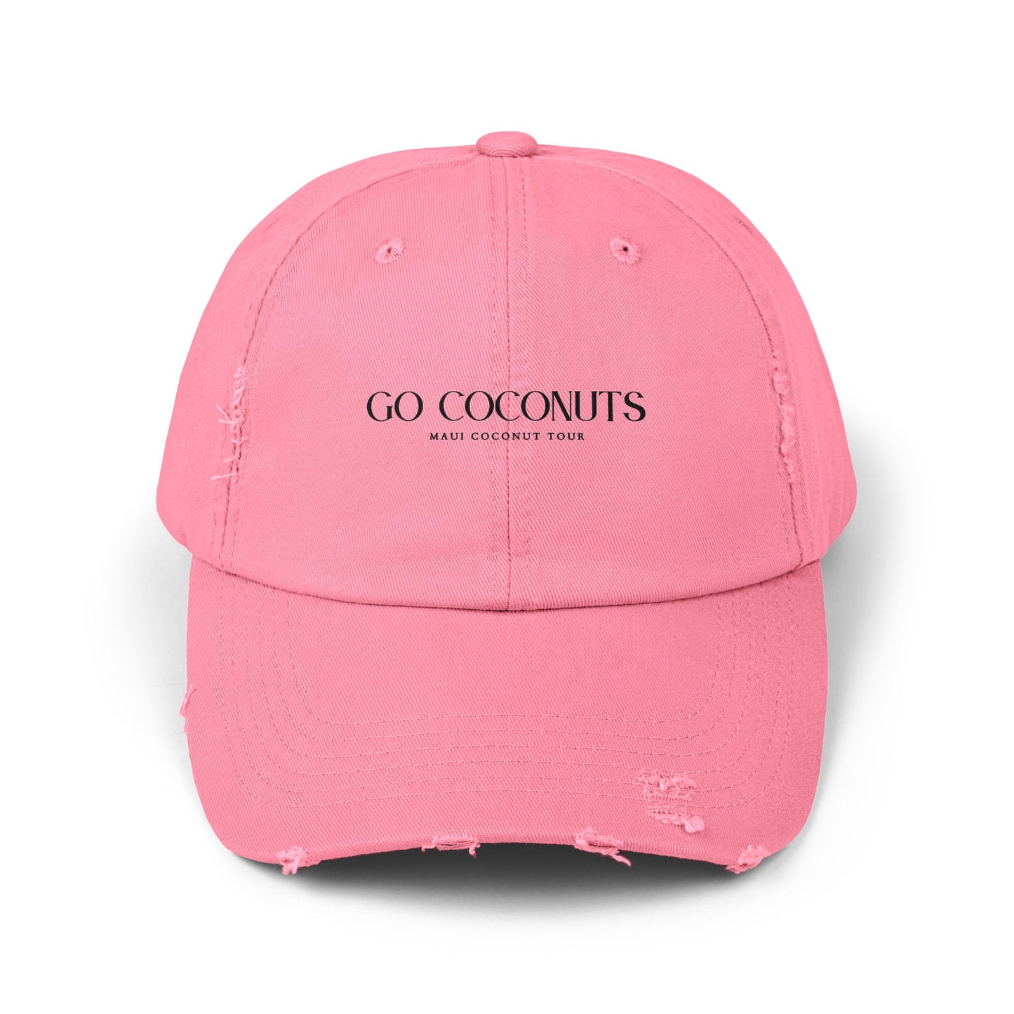 Go Coconuts Unisex Distressed Cap