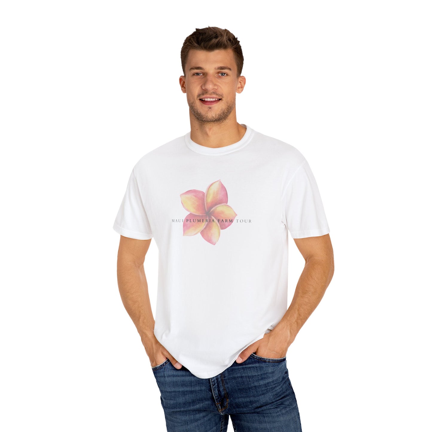 Plumeria Farm Unisex Garment-Dyed T-shirt