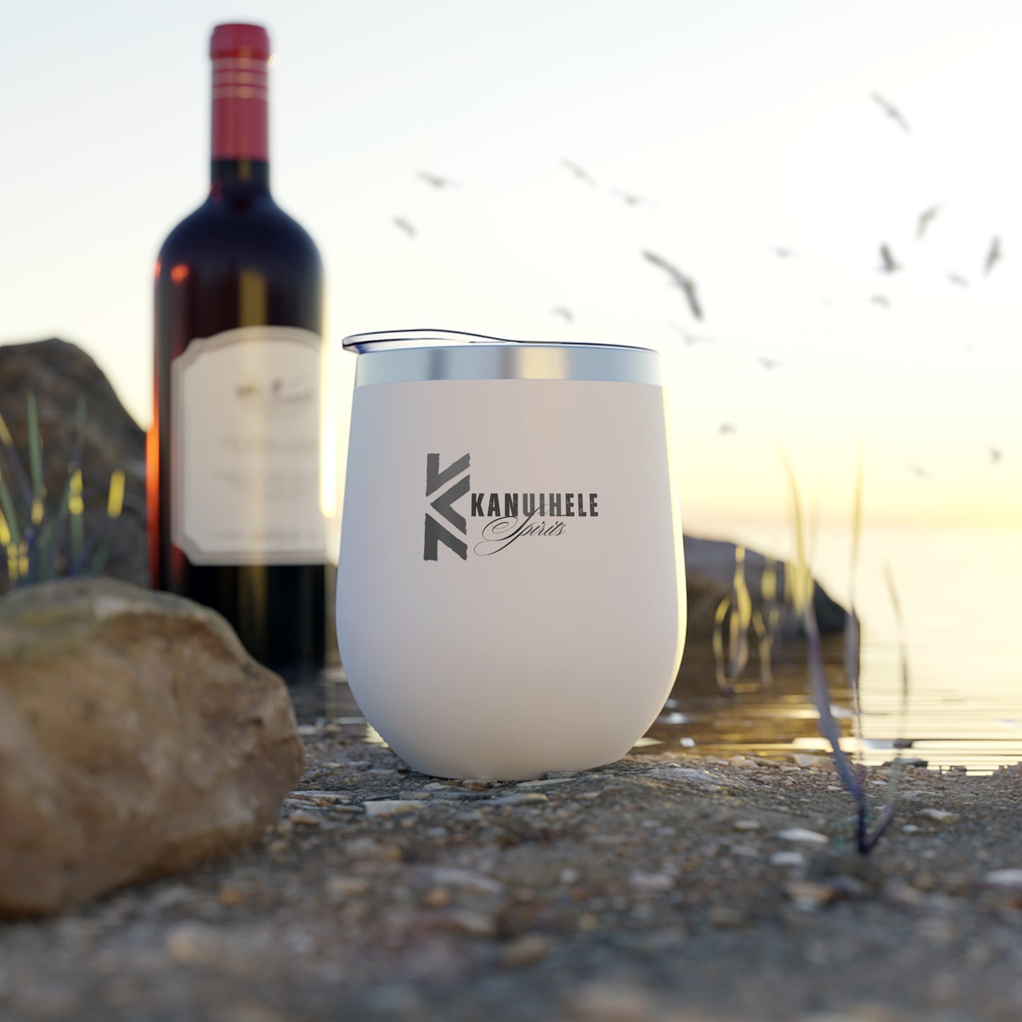 Kanuhele Spirits 12oz Copper Vacuum Insulated Cup - Perfect for Outdoor Adventures & Gatherings