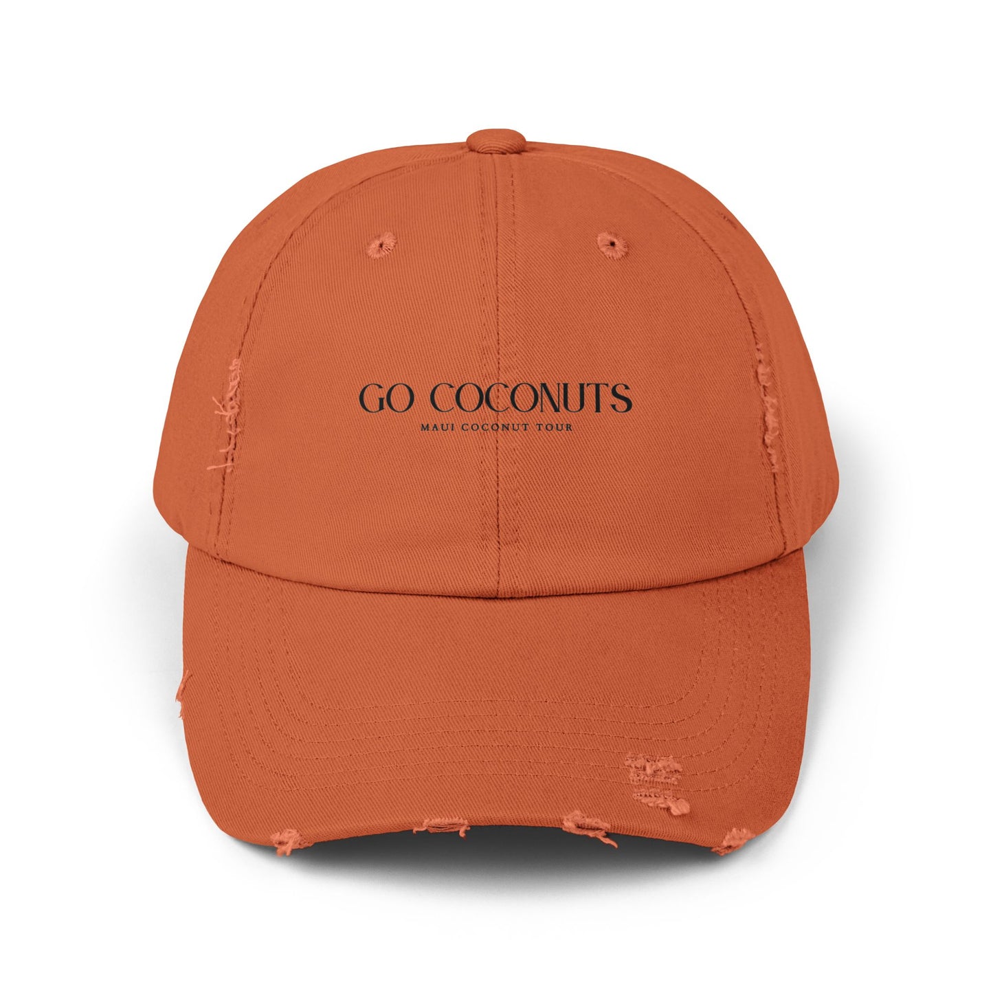 Go Coconuts Unisex Distressed Cap