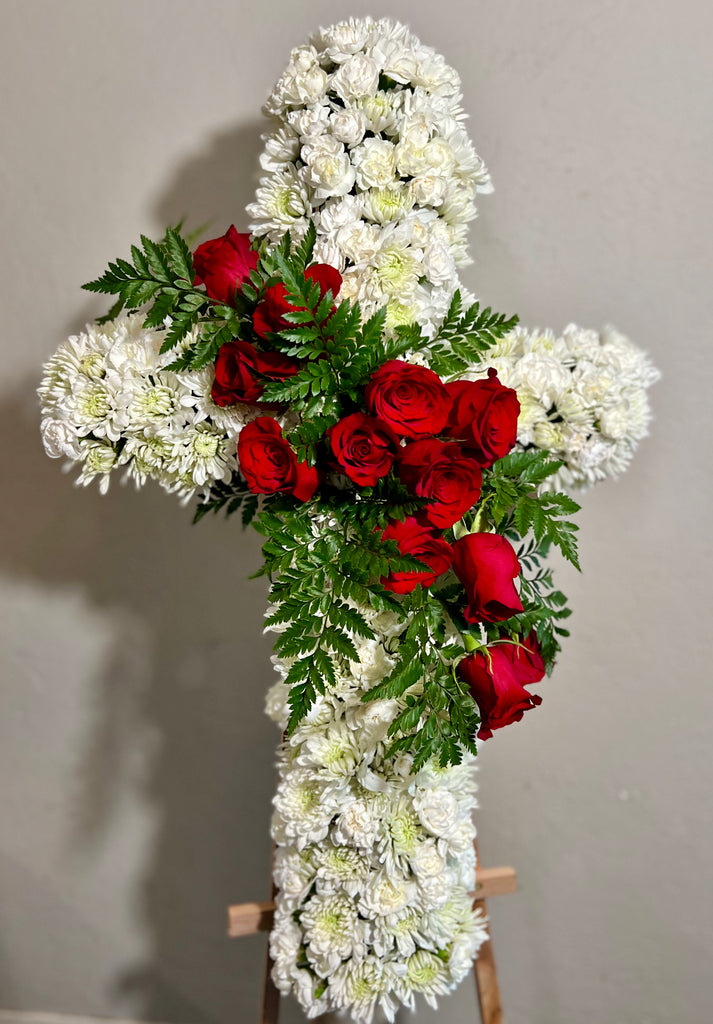 Floral Cross Arrangement