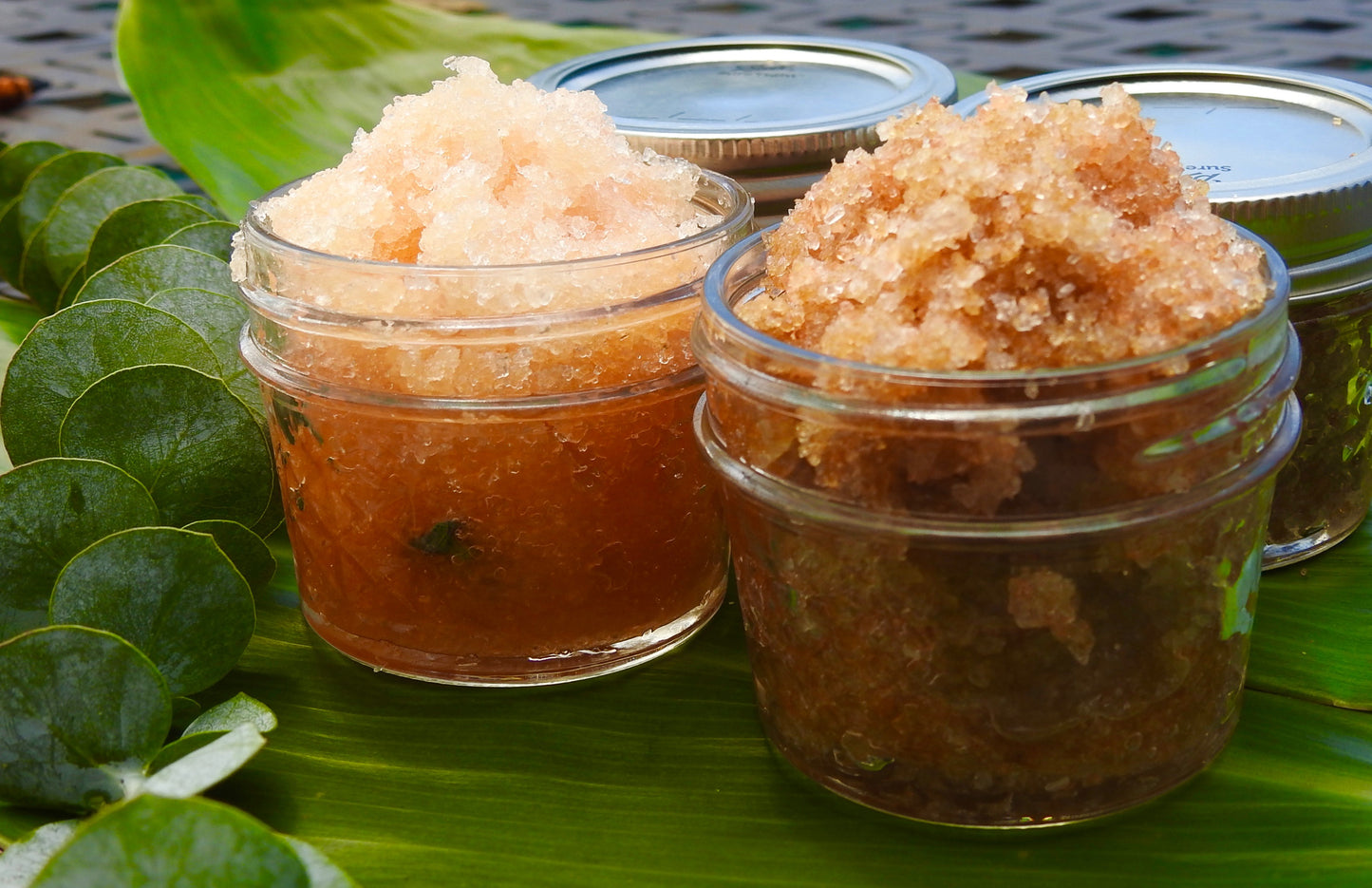 Bath & Body Infused Pa'akai and Epsom Salt Scrub. Made fresh by Pukalani Floral